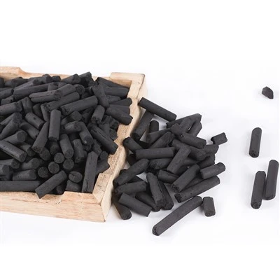 Drikkevandsbehandling højkvalitets kokosnøddeskal baseret 4 mm cylindriske aktivt kul pellets