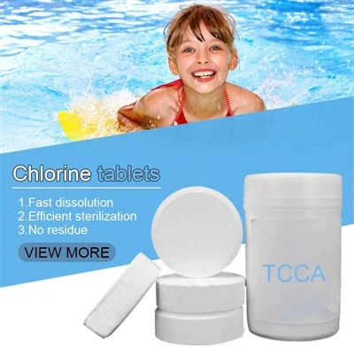 Granulær TCCA Trichlorisocyanursyre Hvid swimmingpoolkemikalier