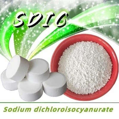 Højkvalitets multifunktions CAS 2893-78-9 25Kg tromler 60 procent Purity Powder Sodium Dichloroisocyanurate SDIC