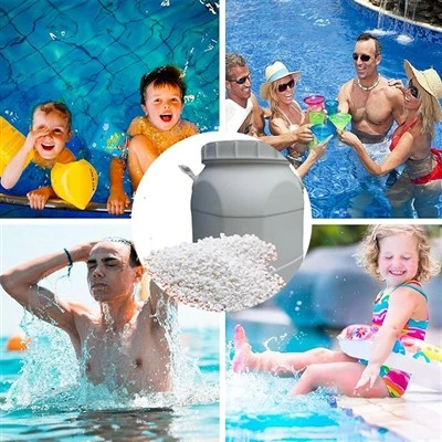 Fabrikspris Klorgranulat Calciumhypoklorit 65% 70% Til swimmingpool